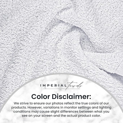 Hand Towels (Pack of 24) White Economy Towels Salon Towels - 100% Cotton Spa Towel– 16 x 27 Inches Highly Absorbable, Facial, Gym, Hair Face Towels Bulk