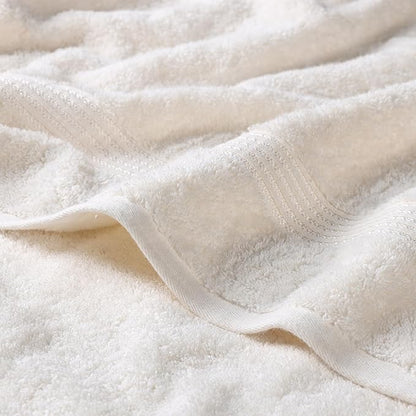 Superior Egyptian Cotton 10-Piece Face Towel Set , Small Towels For Facial, Spa, Quick Dry, Absorbent Towels, Bathroom Accessories, Guest Bath, Home Essentials, Washcloth, Airbnb, Ivory