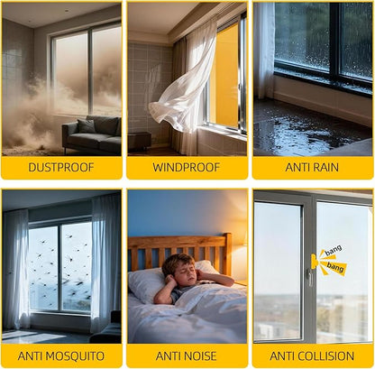 40FT Window Weather Stripping Door Seal - Weather Strip Insulation for Door Frame & Window, Soundproofing Weather Stripping