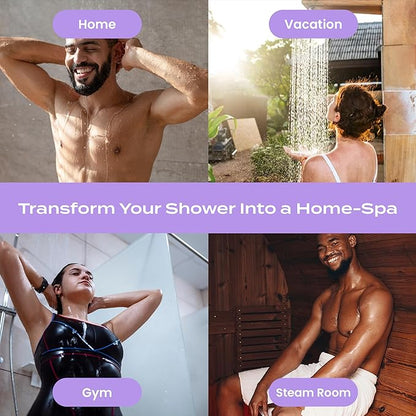 Body Restore Shower Steamers Aromatherapy 15 Pack - Christmas Stocking Stuffers, Birthday Gifts for Women, White Elephant, Relaxation, Self Care for Men - Lavender