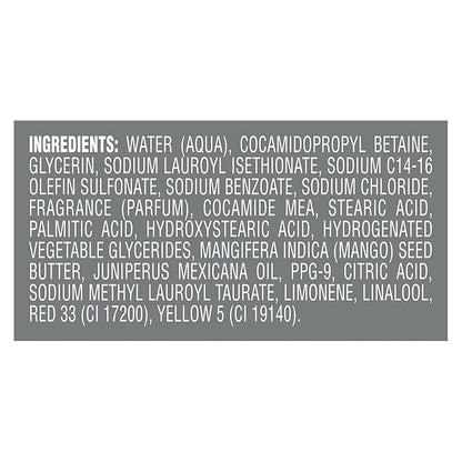 DOVE MEN + CARE body and face wash rejuvenating mango + cedarwood for Men, with 24-Hour Nourishing Micromoisture Technology, 30 oz