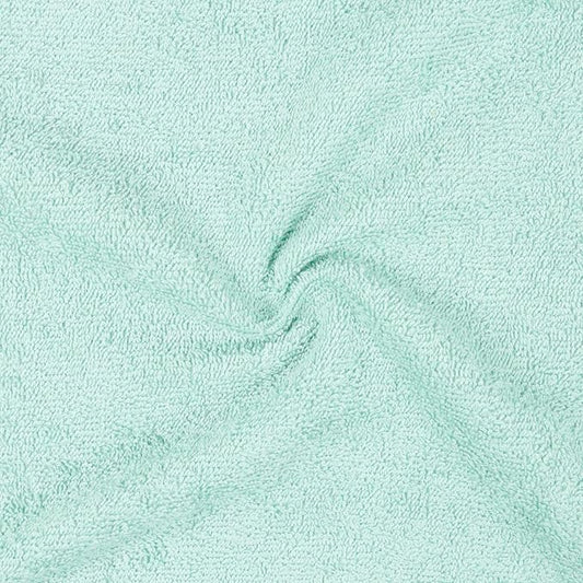 Amazon Basics Cotton Washcloths for Bathroom, Fast Drying, Extra Absorbent, 12 x 12 in, Seafoam Green, Ice Blue, White, 24-Pack