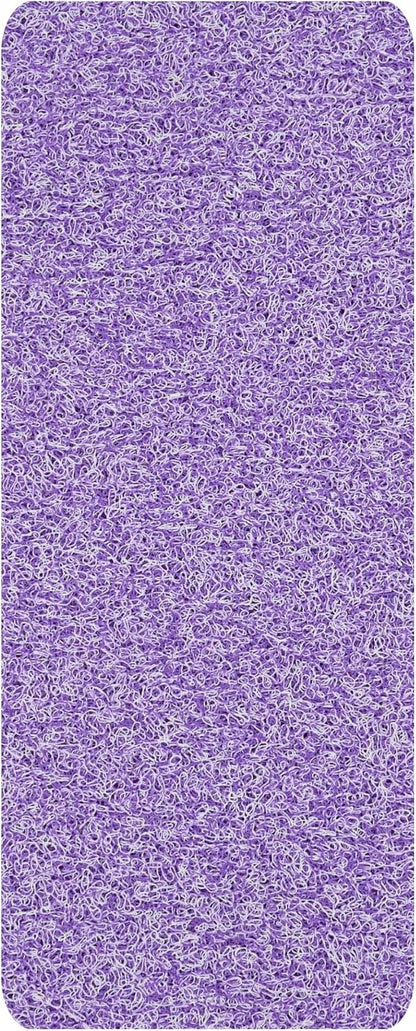 Non Slip Bathtub Mat Shower Mat for Tub - Loofah Bath Mats for Bathroom - 40x16 Bathtub Floor Mat - Textured Anti Slip Bath Mat Without Suction Cups - Secure Mat for Wet Areas (40x16 Purple)