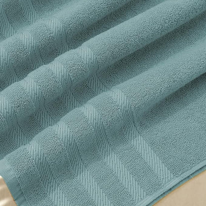 Hearth & Harbor Bath Towels for Bathroom - 100% Ring Spun Cotton Luxury Bathroom Towels - Soft & Highly Absorbent Bath Towels Set, 6 Piece Set, Teal