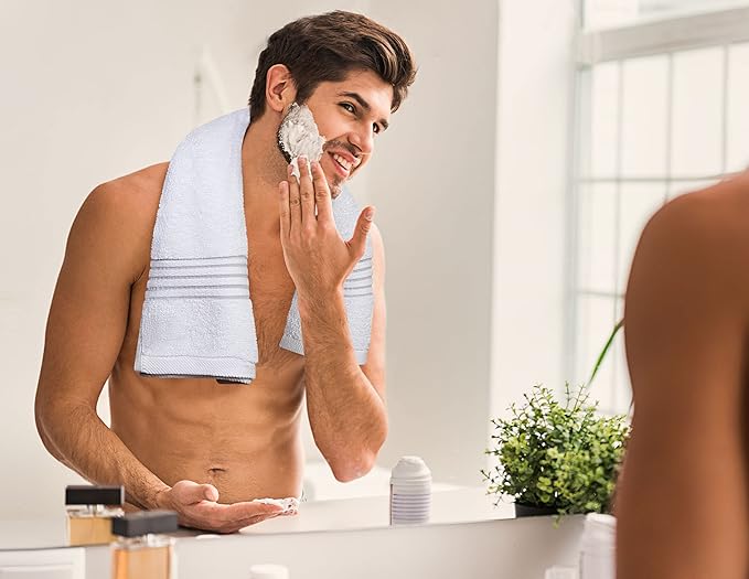 Utopia Towels 8 Piece Premium Towel Set, 2 Bath, 2 Hand, and 4 Washcloths, 100% Ring Spun Cotton, Highly Absorbent Towels for Bathroom, Sports, and Hotel, White