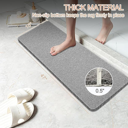 Joyhalo Bathtub Mat Non Slip, Bath Mat for Tub, Shower Mats for Inside Shower,47" x 16",Dark Grey