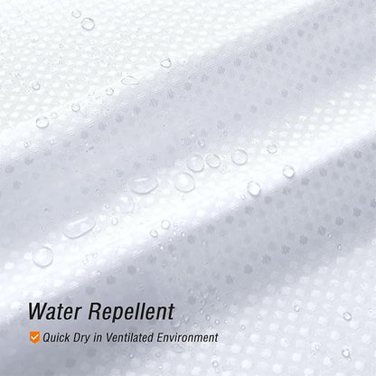 Gibelle Small Stall Shower Curtain 36 x 72, Narrow Half Waffle Weave Textured Fabric Shower Curtain for Bathroom, Water Repellent, Machine Washable, White