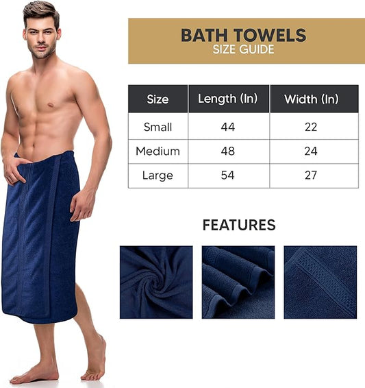 Utopia Towels 4 Pack Premium Bath Towels Set, 27 by 54 Inches, 100% Ring Spun Cotton 600GSM, Lightweight and Highly Absorbent Quick Drying Towels, Perfect for Daily Use, Navy