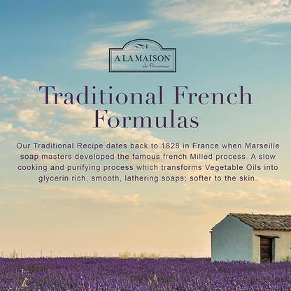 A LA MAISON French Liquid Hand Soap, Citrus Blossom - Natural Hand Wash Made with Essential Oils - Biodegradable, Plant-Based, Vegan, Cruelty-Free, Alcohol & Paraben Free (16.9 oz, 3 Pack)