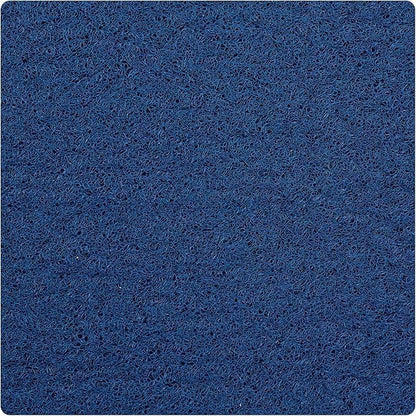 Square Shower Mat - Non Slip Shower Mats for Inside Shower - Extra Large 31x31 Shower Floor Mat Non Slip - Square Bath Mat for Shower - Secure Anti Slip Loofah Shower Bath Mat (31x31 Navy)