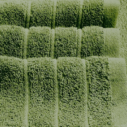 Tens Towels Pack of 4 Extra Large Bath Towels 30 x 60 Inches, 100% Cotton, Larger & Lighter Weight, Quicker to Dry, Super Soft and Absorbent, Perfect for Bathroom, Green
