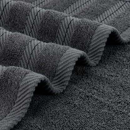 Utopia Towels 4 Pack Premium Extra Large Bath Towels Set, (30 x 60 Inches) 100% Ring Spun Cotton 500GSM, Lightweight and Highly Absorbent Quick Drying Towels, Perfect for Daily Use (Grey)