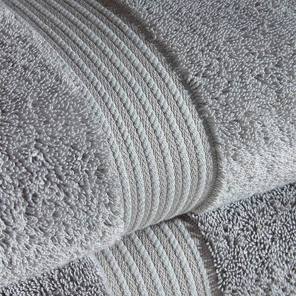 Christy Supreme Hygro 6 Piece Towel Set | Silver Grey | 100% Luxury Supima Cotton | Ultra Soft | Super Absorbent | 650GSM | 2 Bath Towels 2 Hand Towels 2 Face Cloths