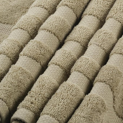 SOFE H&L | Olea Luxury Turkish Cotton Bath Towel Set of 1 : 1 Jumbo Bath Towel Green | Premium, Soft, Durable, Absorbent | XL Bath Towels Oversized