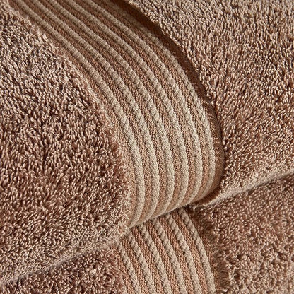 Christy Supreme Hygro 4 Piece Towel Set | Mocha | 100% Luxury Supima Cotton | Ultra Soft | Super Absorbent | 650GSM |2 Bath Sheets 2 Hand Towels