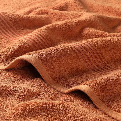 Superior Egyptian Cotton Bath Towel Set, Home Bathroom Towels, Master, Guest Bath, Decor Essentials, Quick Dry, Absorbent, Large Body Towels, Spa, Hotel, Resort, Adult, Kids, Set of 2, Caramel Brown