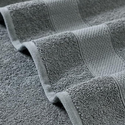 Modern Threads Pax 6-Piece Reversible Yarn Dyed Jacquard Towel Set - Bath Towels, Hand Towels, & Washcloths - Super Absorbent & Quick Dry - 100% Combed Cotton, Coal