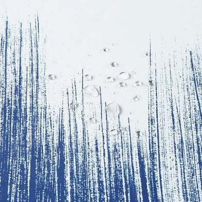 Blue Shower Curtain, Royal Blue Ombre Fabric Shower Curtains for Bathroom, Waterproof Bathroom Shower Curtains, 62" W x 72" H