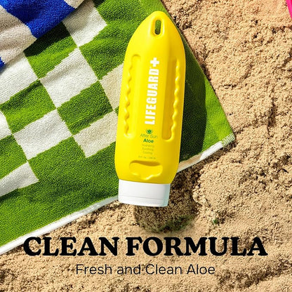 LIFEGUARD After Sun Aloe Gel - Cooling and Soothing Aloe Gel for After Sun Care and Sunburn Relief, Instant Hydration and Moisturizer, Lightweight Texture - 8 fl. oz.
