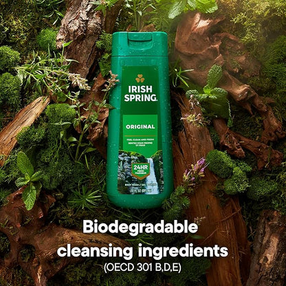 Irish Spring Original Clean Body Wash, 20 Oz, 2 Pack