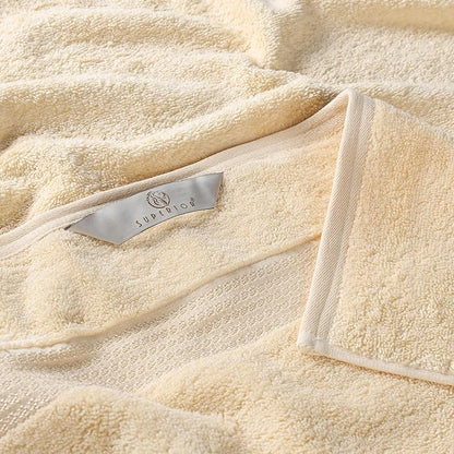 Superior Egyptian Cotton 10-Piece Face Towel Set , Small Towels For Facial, Spa, Quick Dry, Absorbent Towels, Bathroom Accessories, Guest Bath, Home Essentials, Washcloth, Airbnb, Canary