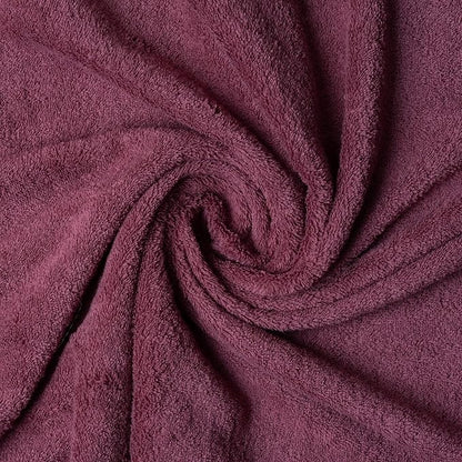 Melissa Linen, Fingertip Towels 4 Pack, 100% Turkish Cotton, Small Hand Towels for Body and Face, 12 x 18 in, Soft and Absorbent, Quick Dry, (Dark Reddish-Purple Fingertip Towels)