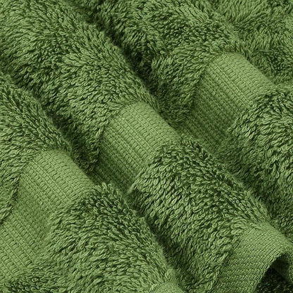 Chakir Turkish Linens | Hotel & Spa Quality 100% Cotton Premium Turkish Towels | Soft & Absorbent (4-Piece Bath Towels, Moss)