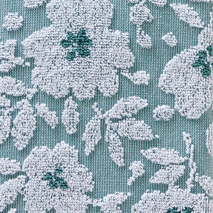 SKL Home Floral Jacquard Hand Towel Set, Moss Green, 2 Count (Pack of 6)