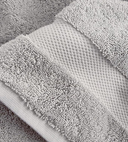 Delara 100% Organic Cotton Towels 650 GSM Plush Feather Touch Quick Dry Wash Cloth, Pack of 12 GOTS Certified, Oeko-Tex Green Certified, Organic Cotton Wash Cloth, 13"X13"
