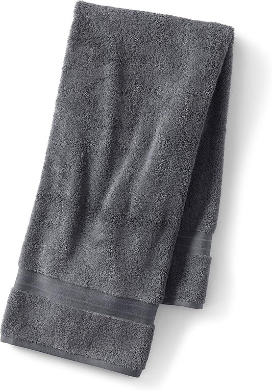 Lands' End Supima Towel Rich Steel Bath- Bath Sheet