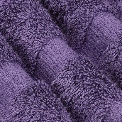 Chakir Turkish Linens 100% Cotton Premium Turkish Towels for Bathroom | 30'' x 60'' Large Bath Towels (4 Piece, Plum)