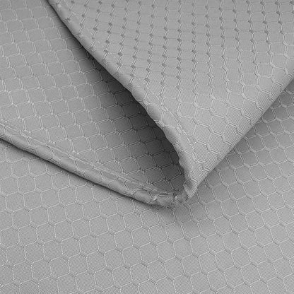 AooHome Waffle Weave Polyester Shower Curtain for Bathroom, Fabric Heavy Duty Standard 72x72 Inch Bathroom Curtain with Hooks, Weighted Hem, Water Repellent, Grey