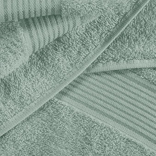 Elvana Home Cotton 2 Pack Oversized Bath Towel Set 28x55 inches, Large Bath Towels, Ultra Absorbant Compact Quickdry & Lightweight Towel, Ideal for Gym Travel Camp Pool - Jade