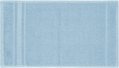 Melissa Linen, 4 Piece Towel Set, 1 Bath Hand 2 Fingertip Towels, 100% Turkish Cotton Towels for Bathroom, Absorbent, Quick Dry, Durable, Shower Towel, Cobalt Blue, Multi Size,(13CBLT1S4)