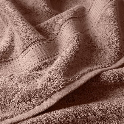 Superior Egyptian Cotton Pile 6-Piece Towel Set, 2 Bath, 2 Hand, 2 Face Towel/Washcloth, Heavyweight, Ultra Soft Luxury Towels, Thick Plush Essentials, Guest Bath, Spa, Hotel Bathroom, Muted Mauve