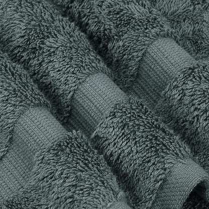 Chakir Turkish Linens | Hotel & Spa Quality 100% Cotton Premium Turkish Towels | Soft & Absorbent (4-Piece Bath Towels, Dark Gray)