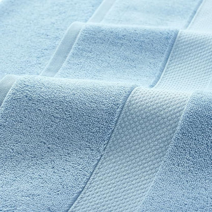 Aston & Arden Egyptian Hand Towels - Pack of 6 - Oversized Ultra Soft Thick & Absorbent, 100% Ringspun Egyptian Cotton Bathroom Towel for Spa, Hotel, 600 GSM, 16 x 30 in, Blue