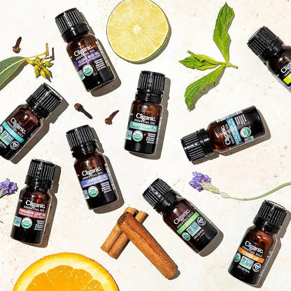 Cliganic Organic Lemongrass Essential Oil, 1oz - 100% Pure Natural Undiluted, for Aromatherapy Diffuser | Non-GMO Verified (Packaging May Vary)