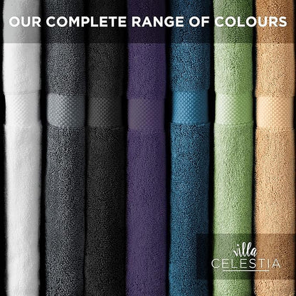 100% Cotton Hand Towel Set of 4, (16 x 28 inches) Sustainable, Soft, Highly Absorbent, Quick Drying, Combed Cotton Hand Towels Pack of 4 Ideal for Hotels, Spa, Bathroom, Dorm, Grey