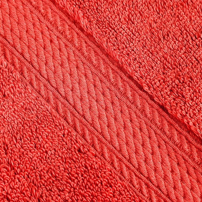 Superior Egyptian Cotton Pile Bath Sheet Set of 2, Ultra Soft Luxury Towels, Thick Plush Essentials, Absorbent Heavyweight, Guest Bath, Hotel, Spa, Home Bathroom, Shower Basics, Coral
