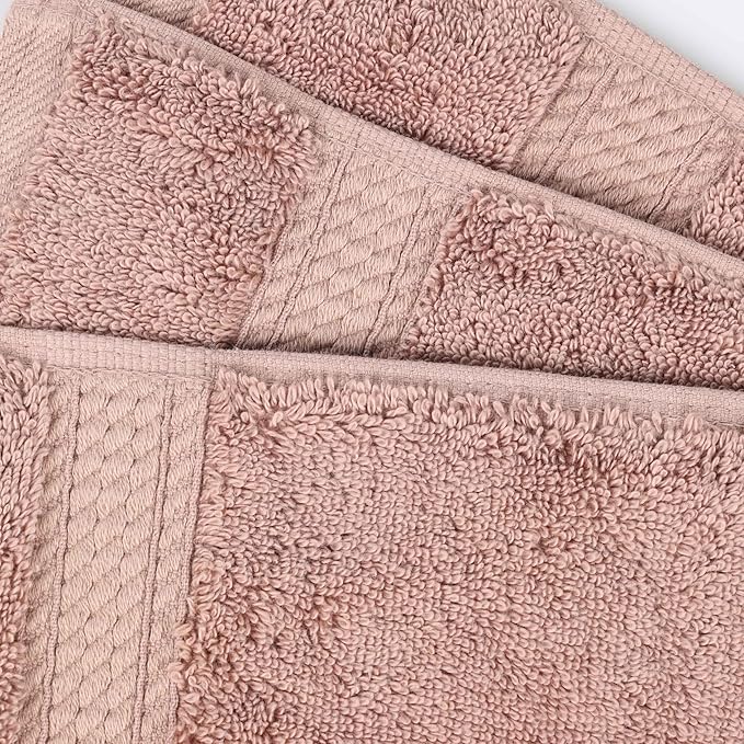 BLUENILEMILLS Madison Egyptian Cotton Bath Sheets, for Bathroom, Shower, Hotel, Plush, 800 GSM, Highly Absorbent and Ultra-Soft Towels, Essentials, Oversized Towels, Set of 2, Muted Mauve