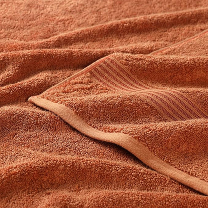 Superior Egyptian Cotton Bath Towel Set, Towels for Home Bathroom, Master Bath, Decor Essentials, Quick Dry, Absorbent, Large Body Towels, Spa, Hotel, Resort, Adult, Kids, Set of 4, Caramel Brown