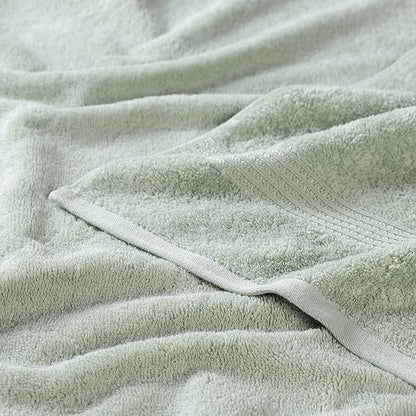Superior Egyptian Cotton 2-Piece Bath Sheet Towel Set, Oversized Body Towels For Adults And Kids, Large Towel For Bath, Shower, Guest Bathroom, Spa, Gym, Resort, Essentials, Airbnb, Sage