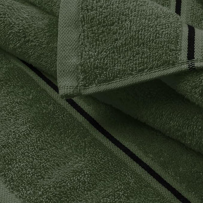 MyOwn Cotton 2 Pack Oversized Bath Towel Set 28x55 inches, Large Bath Towels, Ultra Absorbant Compact Quickdry & Lightweight Towel, Ideal for Gym Travel Camp Pool - Olive Green