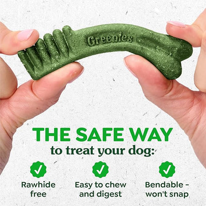 Greenies Veterinarian-Recommended Natural Dental Dog Treats Teenie Size, Original Flavor, 6 oz. Pack, 22 Count