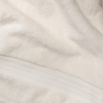 Fabdreams 100% Organic Cotton Bath Towel Set of 6 700 GSM Hotel Premium Plush Absorbent Soft Durable Skin-Friendly Spa Quality Bathroom Comfort with 2 Bath 2 Hand Towels and 2 Wash Cloths Ivory