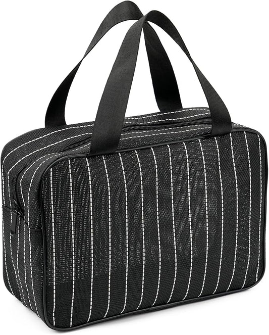 Mesh Shower Caddy Bag for Bathroom Gym Camping Portable Travel Mesh Toiletry Bag for Women Men