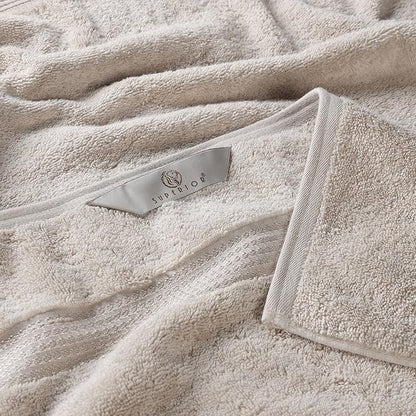 Superior Egyptian Cotton Bath Towel Set, Home Bathroom Towels, Master, Guest Bath, Decor Essentials, Quick Dry, Absorbent, Large Body Towels, Spa, Hotel, Resort, Adult, Kids, Set of 2, Stone