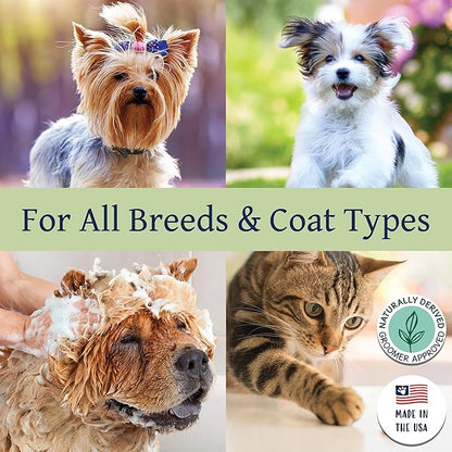 Bobbi Panter Refreshing Dog Shampoo - Hydrates & Soothes Skin & Fur, Minimizes Itching & Dander, Eucalyptus Mint Scent, 30:1 Concentrated Formula, Made in USA, 14 oz. (Case of 12)