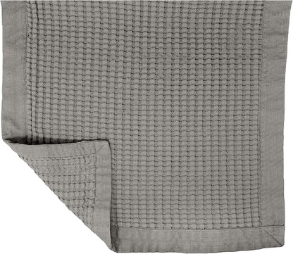 GILDEN TREE Bathroom Mat Absorbent Cotton Quick Dry for Shower, Bath & Bathtub Washable Thin, Modern Style (Pewter)